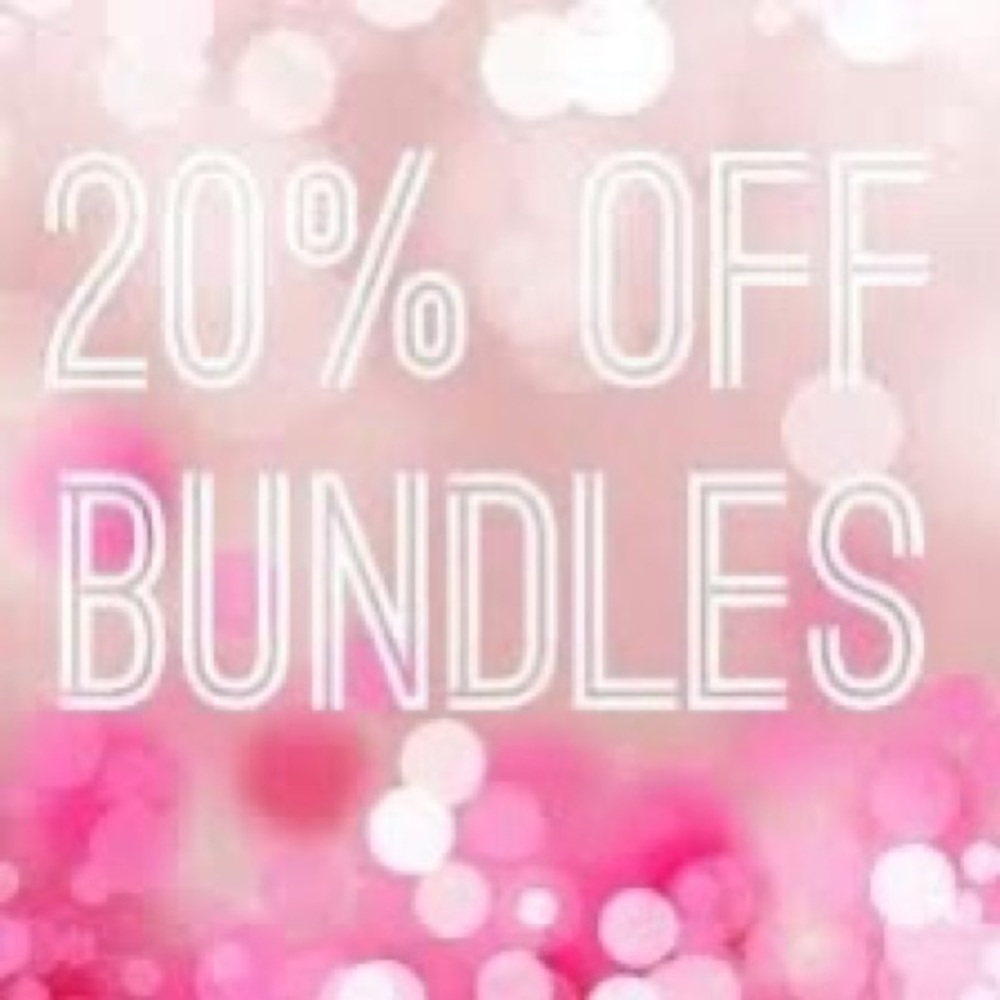 20% off bundles of three or more